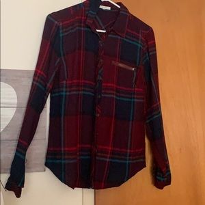 Burgundy Flannel